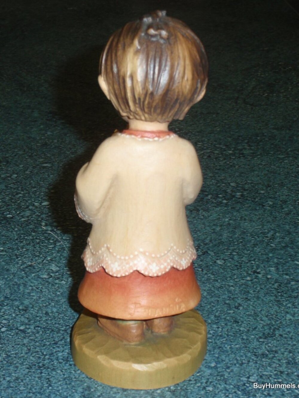 "Trumpeter" ANRI Wood Carved Figure By Ferrandiz SIGNED BY Rudi Kostner - RARE! - Picture 7 of 10
